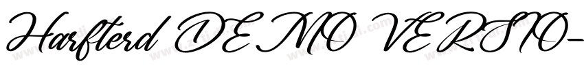 Harfterd DEMO VERSIO字体转换